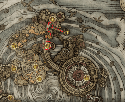 Old lord talisman map elden ring