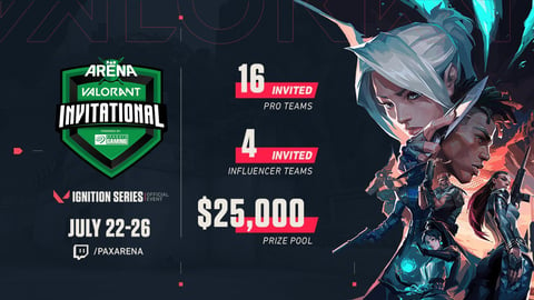 Pax arena invitational valorant ignition series