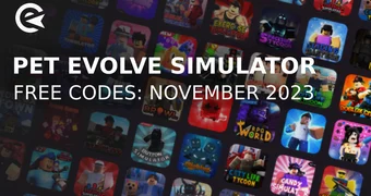 Pet evolve simulator codes november