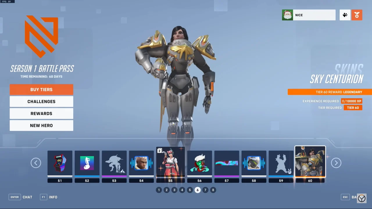 Skin Centuriona Espacial para Pharah