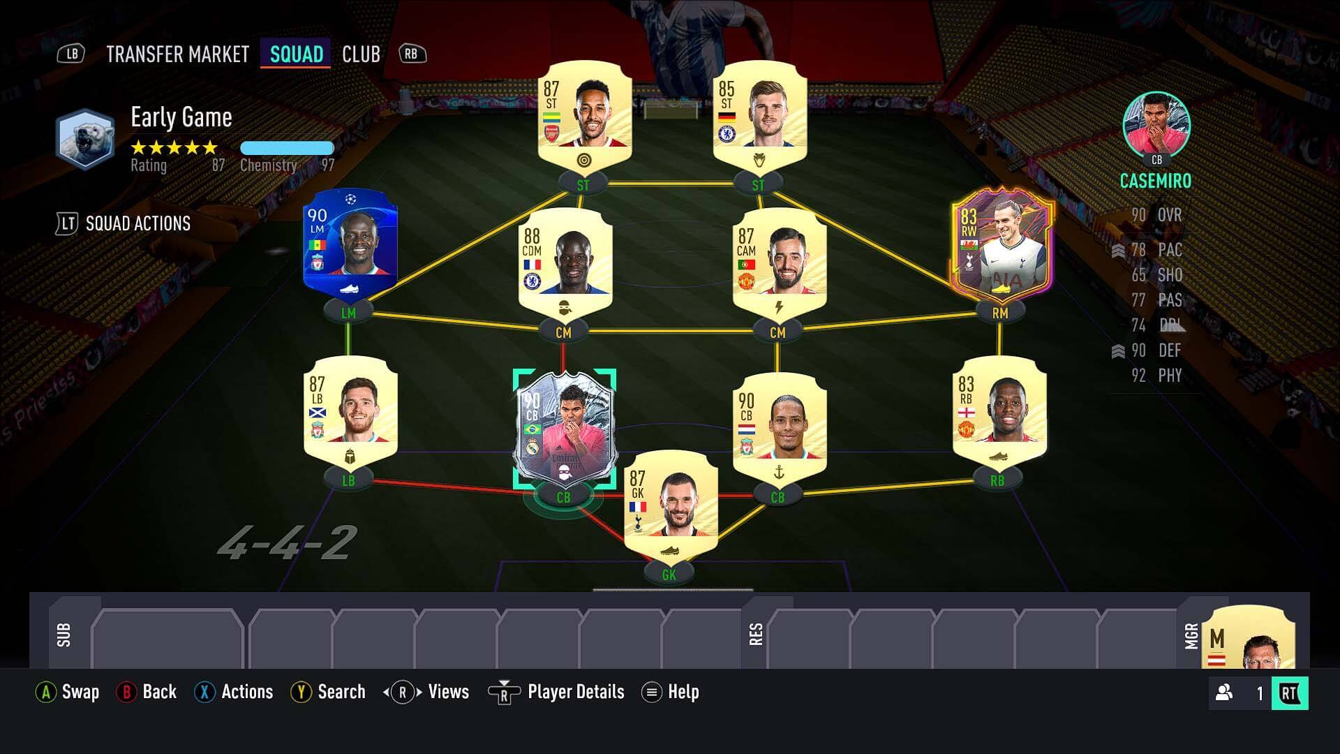 hybrid team untradeable player