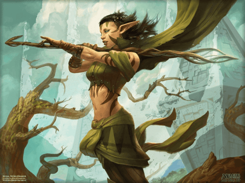 Planeswalker nissa revane in zendikar mtga