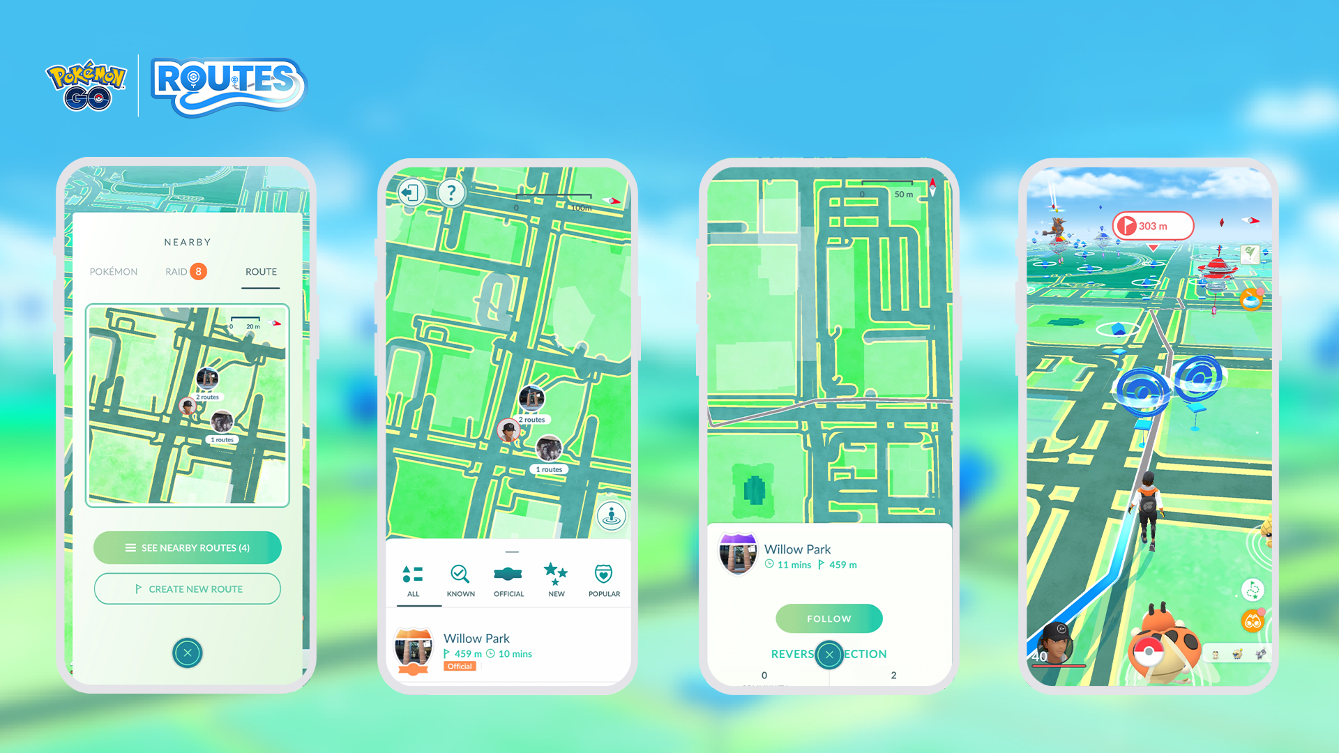 Pokemon Go Routes