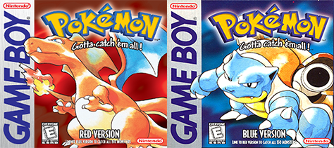 Pokemon red and blue