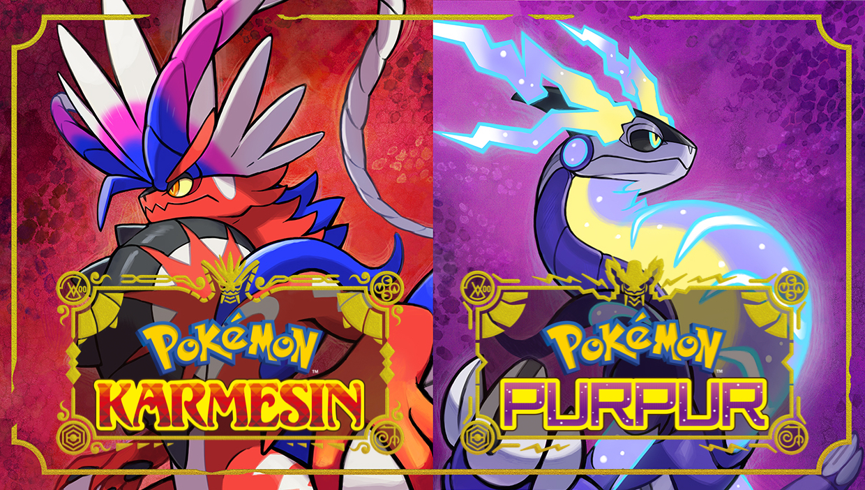 Pokémon Karmesin und Purpur: Titelscreen