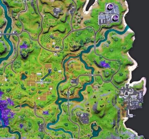 Porta potties fortnite season 7 locations corny complex