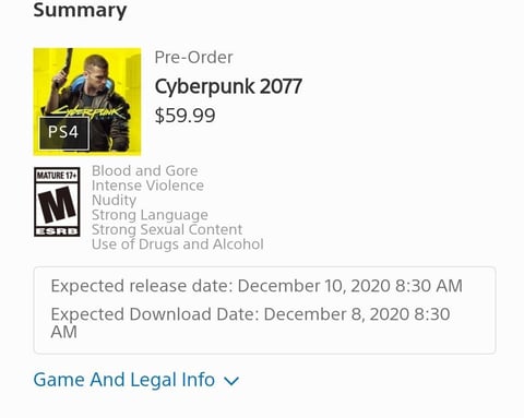 Preload date