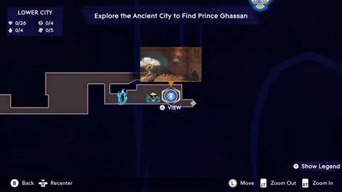 Prince of persia screen Memory Shards