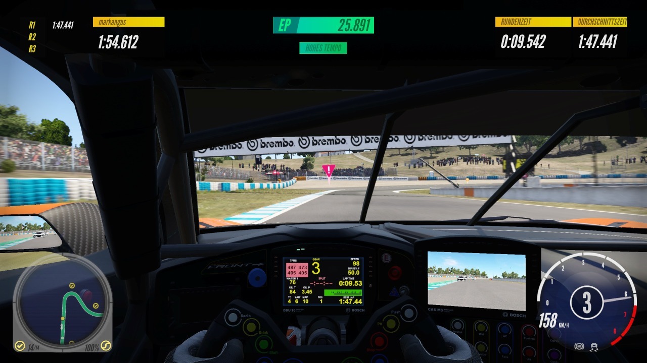 Project Cars 3 cockpit hypercar