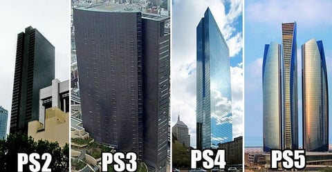 Ps2 ps3 ps4 ps5 buildings