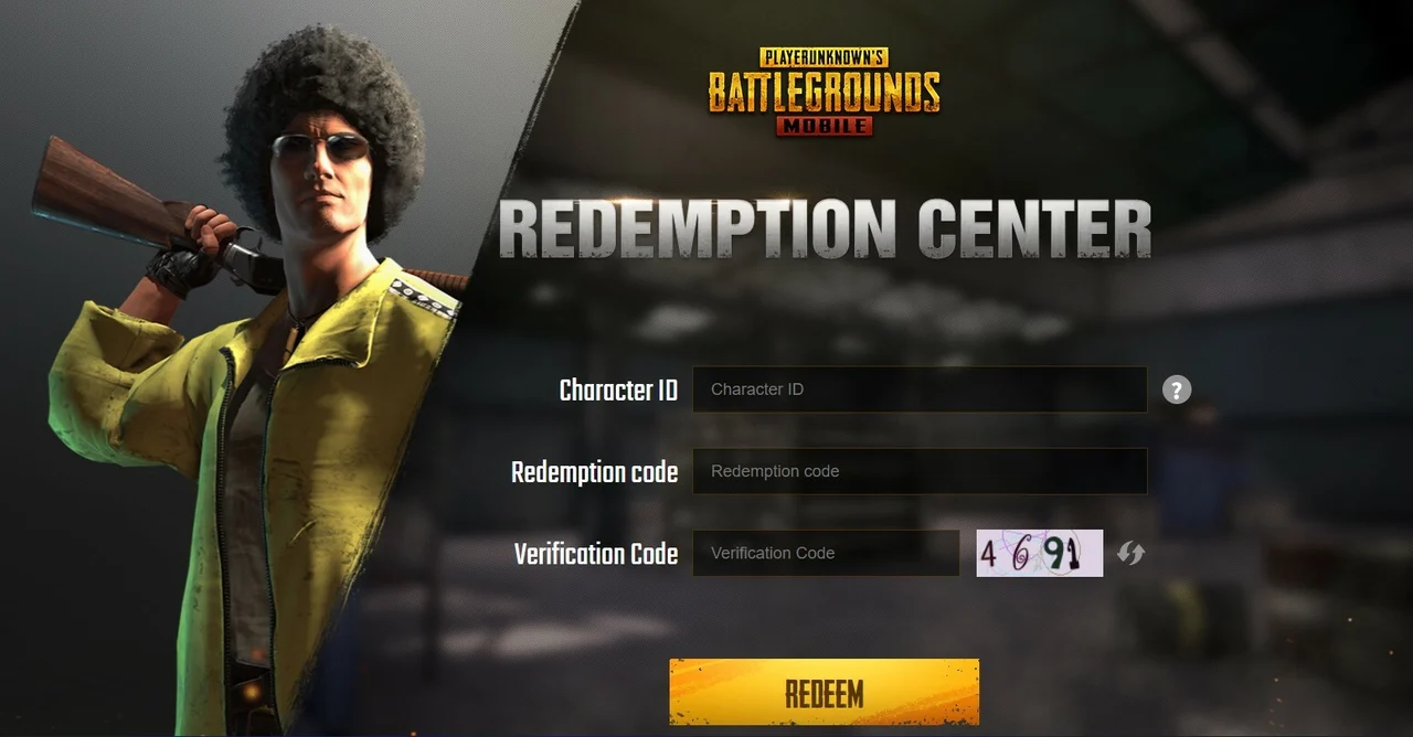 PUBG MObile Redemption center codes March 2023