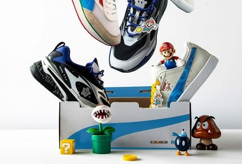 Puma x nintendo shoe collection