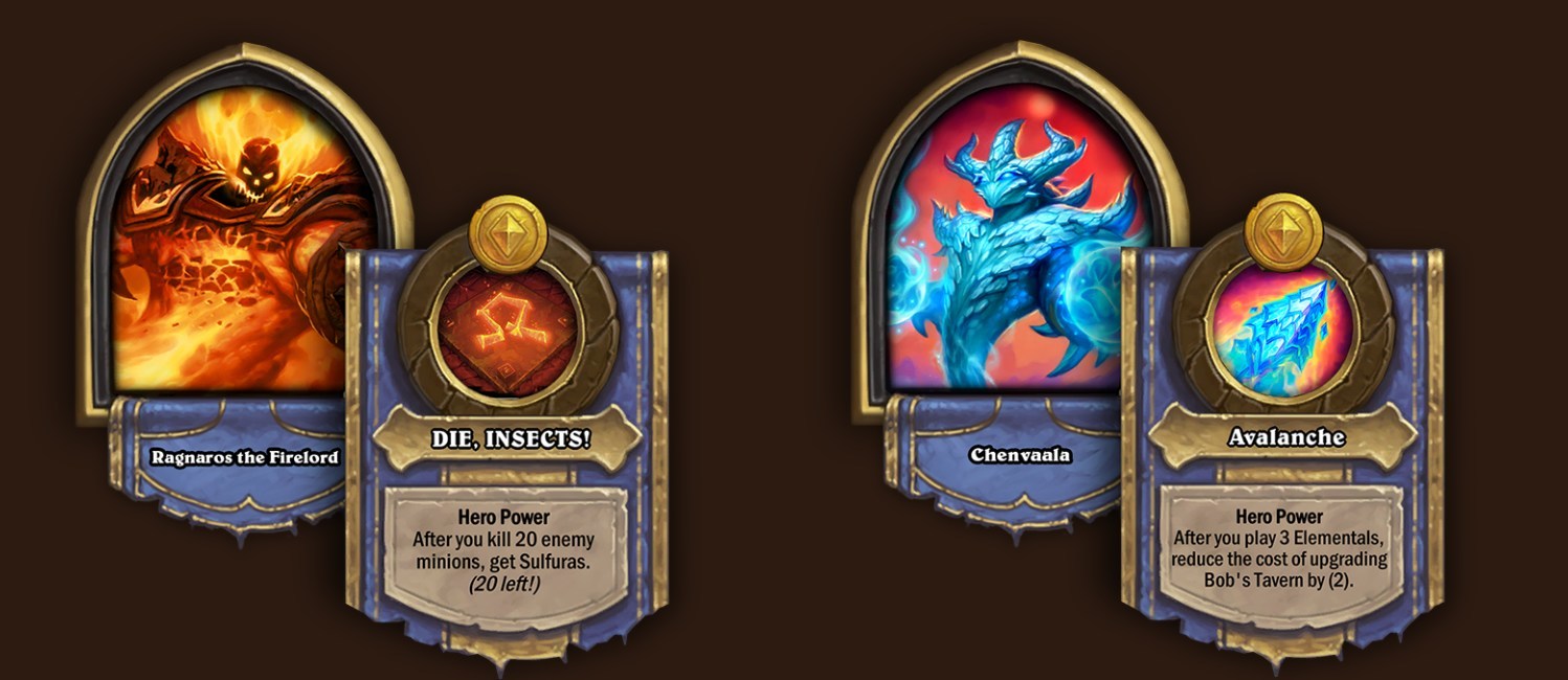 Ragnaros the Firelord and Chenvaala in Patch 18.4