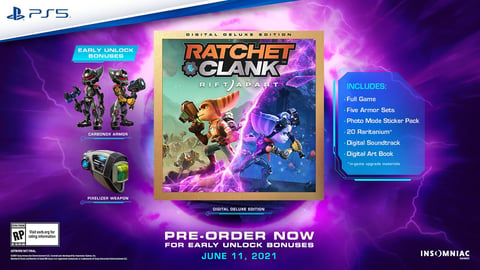 Ratchet clank rift apart preorder