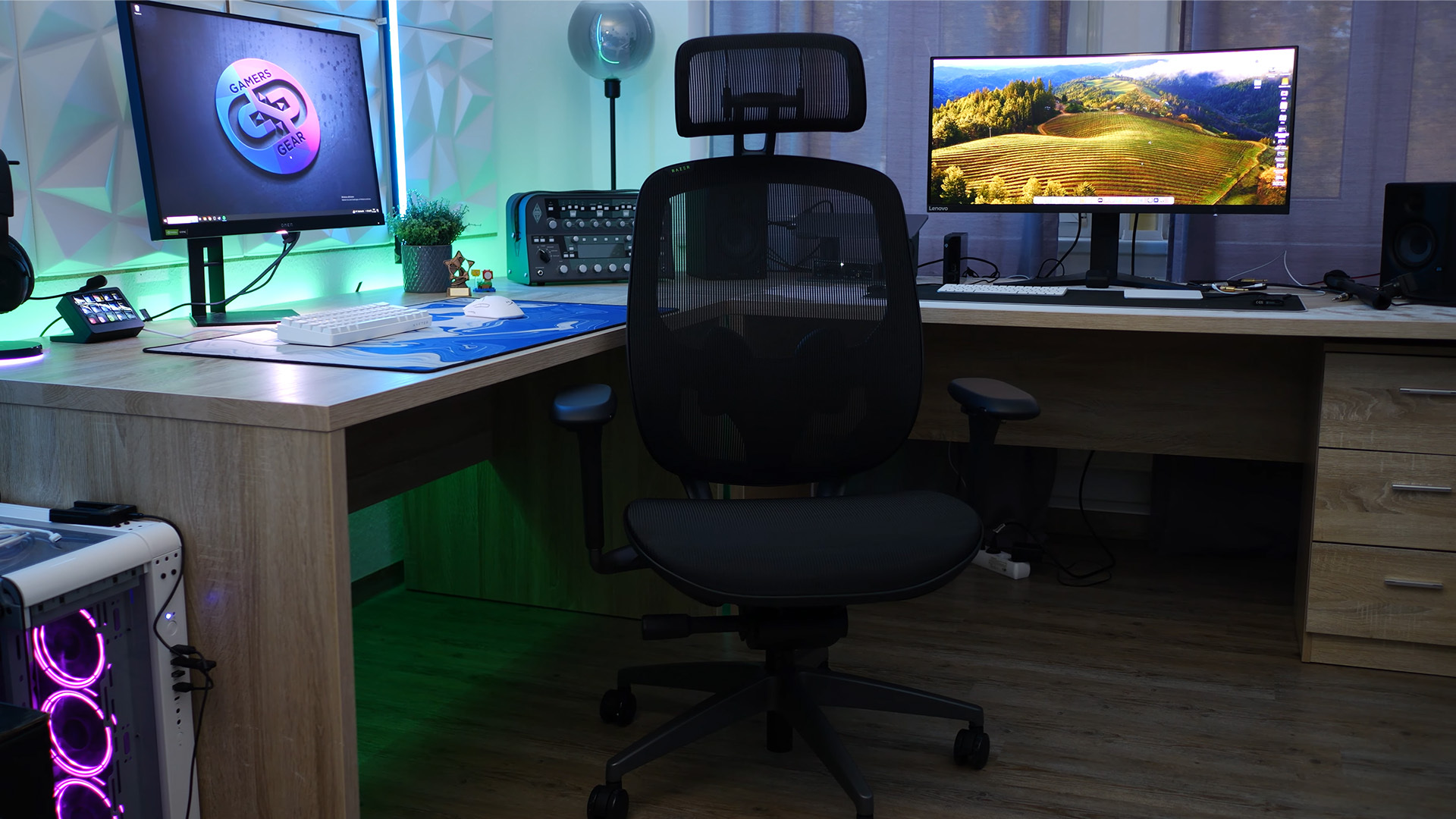 Er passt ins Büro und vor den Gaming-Schreibtisch. © Gamers Gear