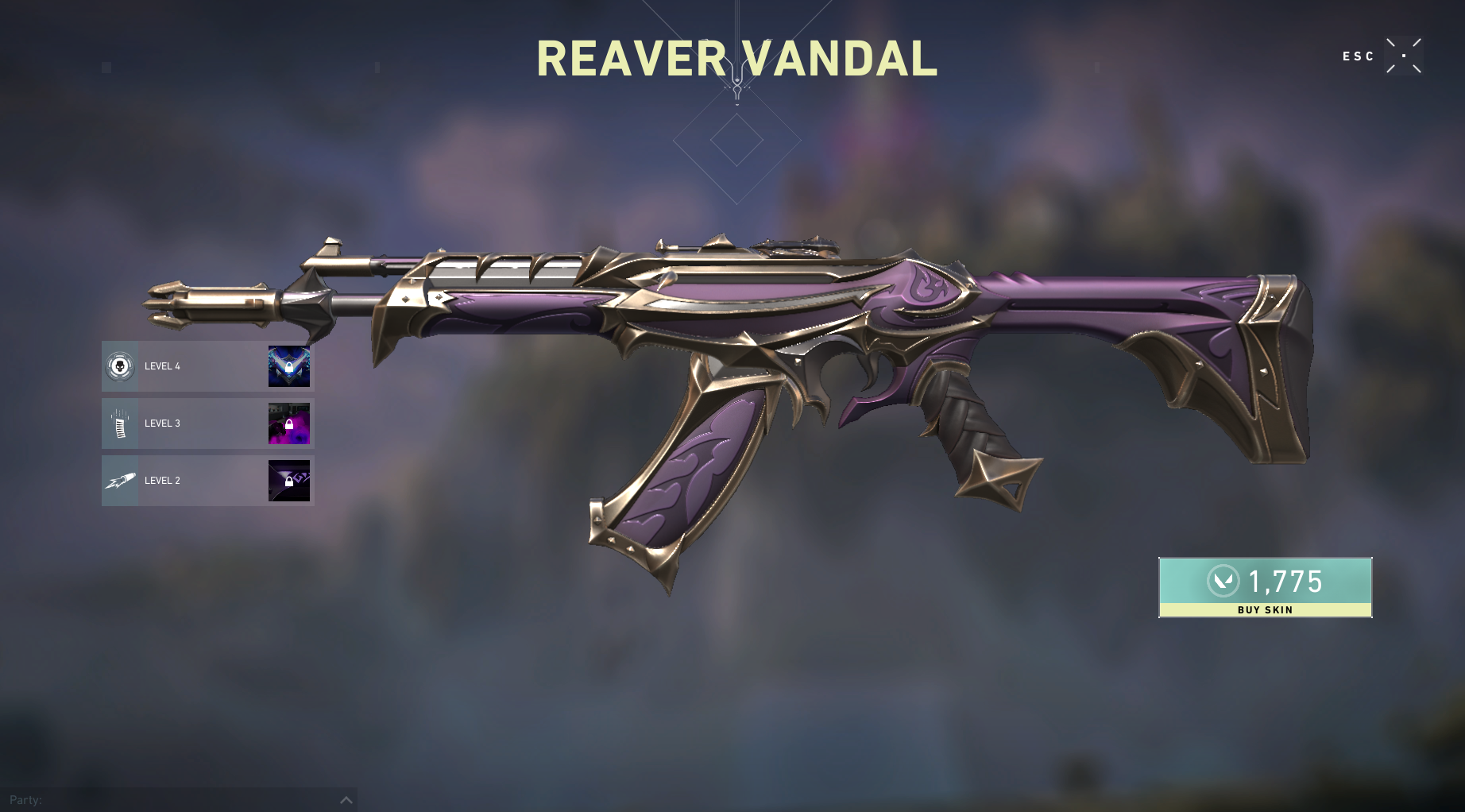 Reaver vandal skin1