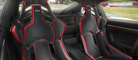 Recaro sports car interior