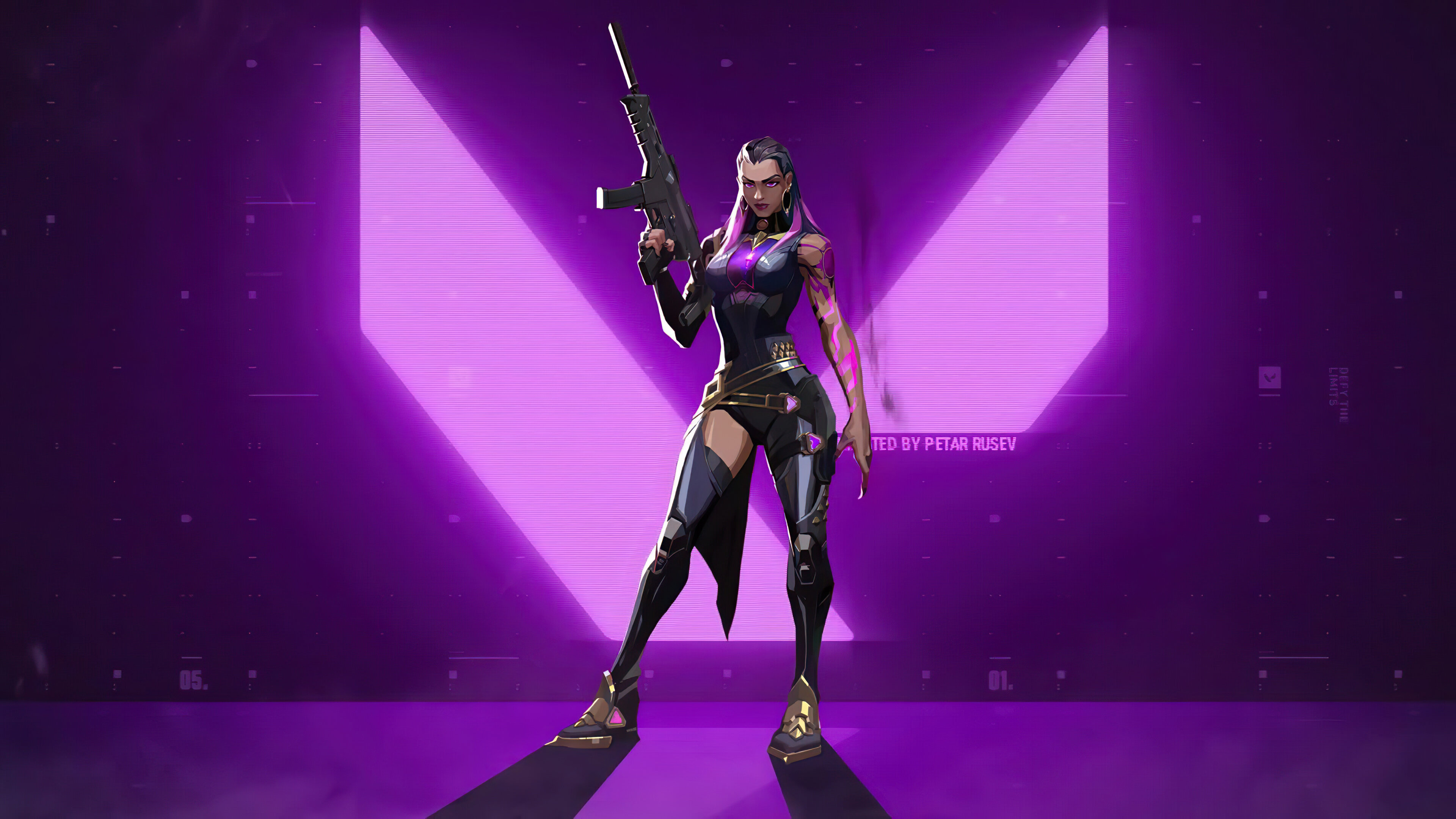 Reyna valorant 4k 1k