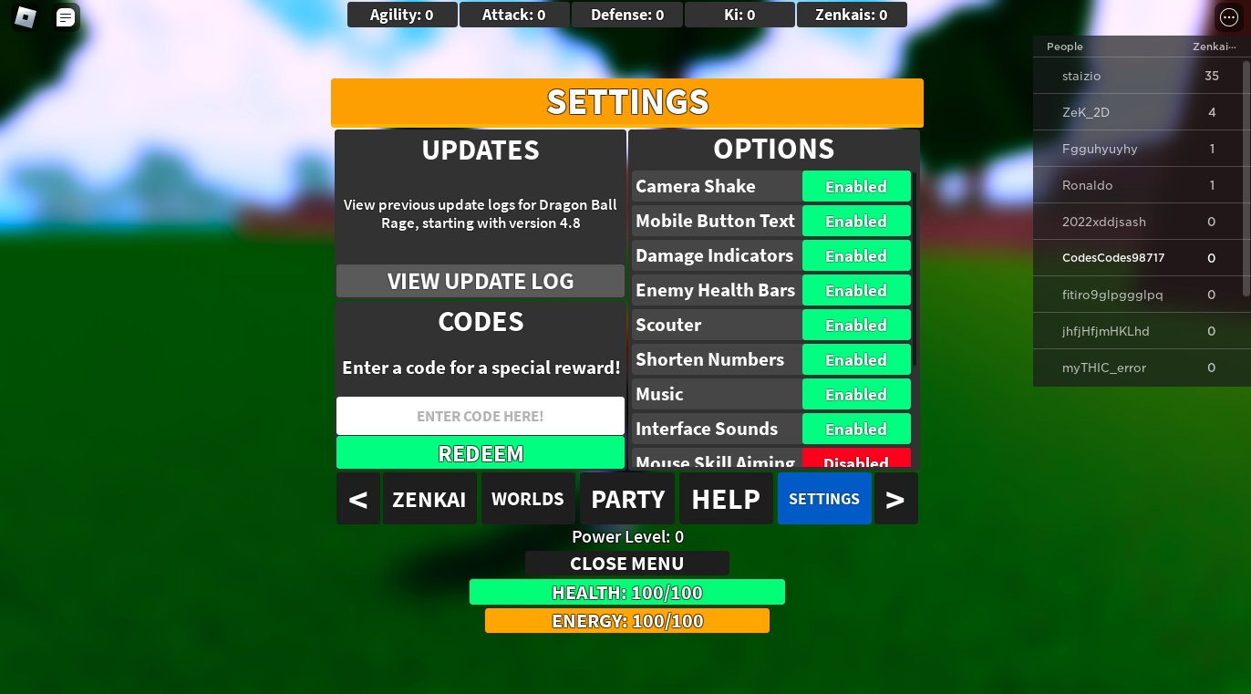 Roblox dragon ball rage