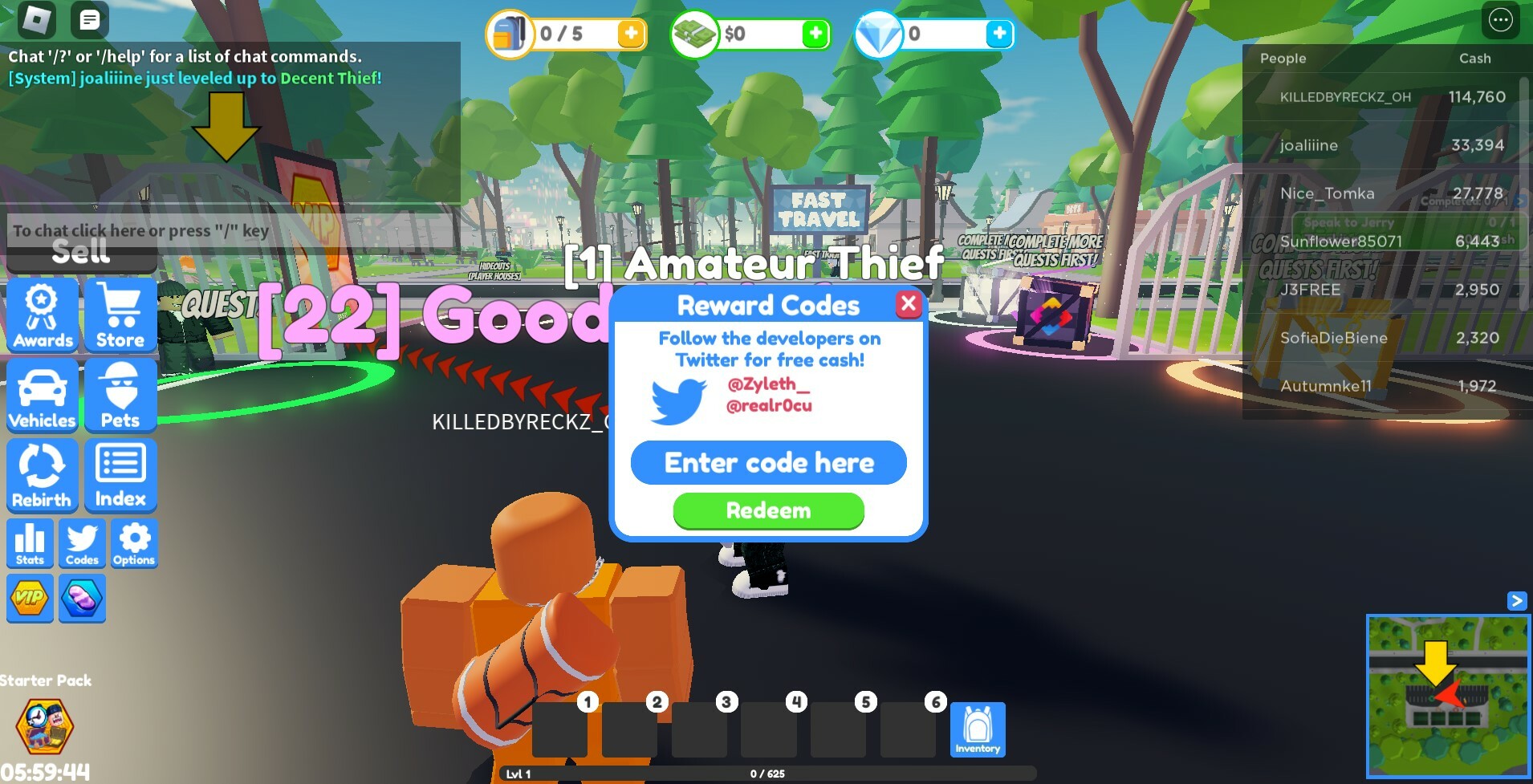 Roblox thief simulator