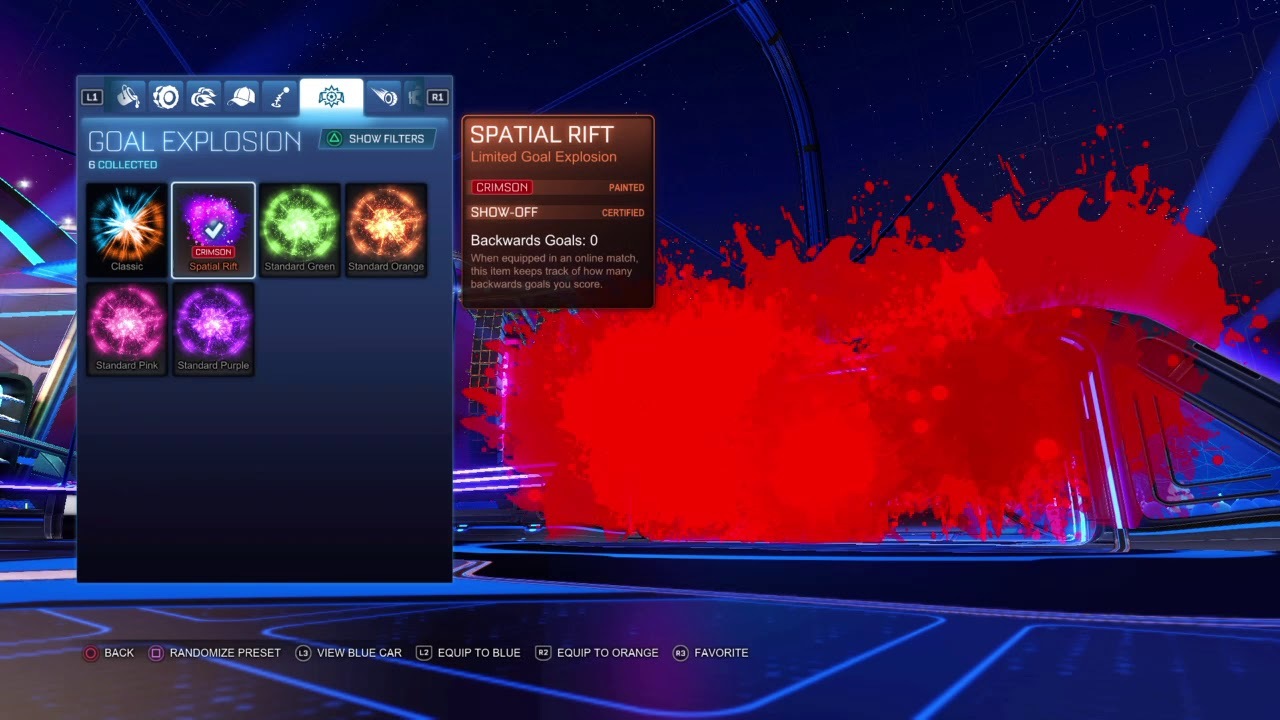Rocket league best goal explosions spatial rift