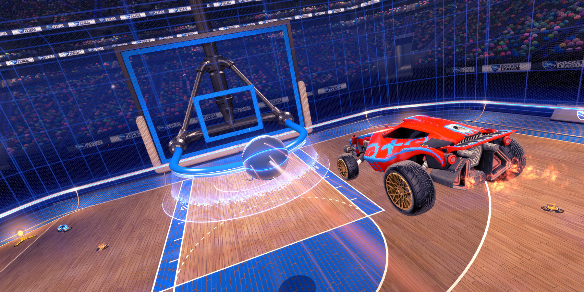 rocket league hoops