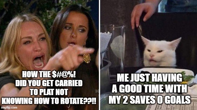 Rocket league carrying the plat