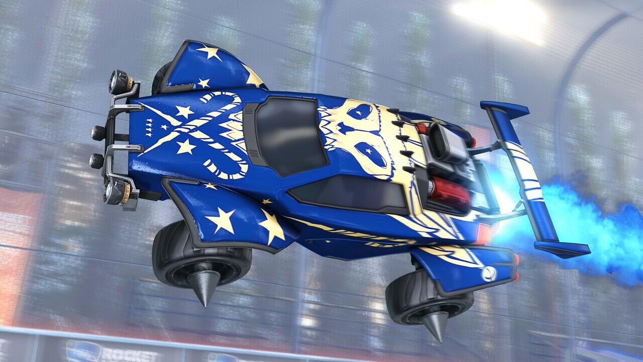Rocket league christmas items Naughty List Octane Decal