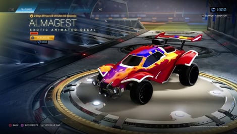 Rocket league decal item alamgest