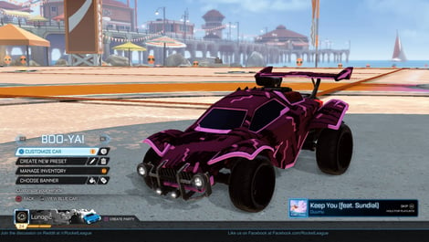 Rocket league decal item booya