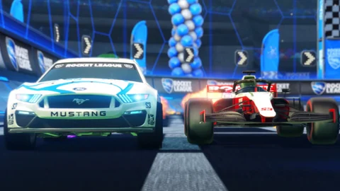 Rocket league f1 and nascar