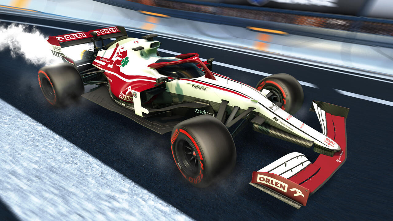 Rocket league f1 decals alfa romeo