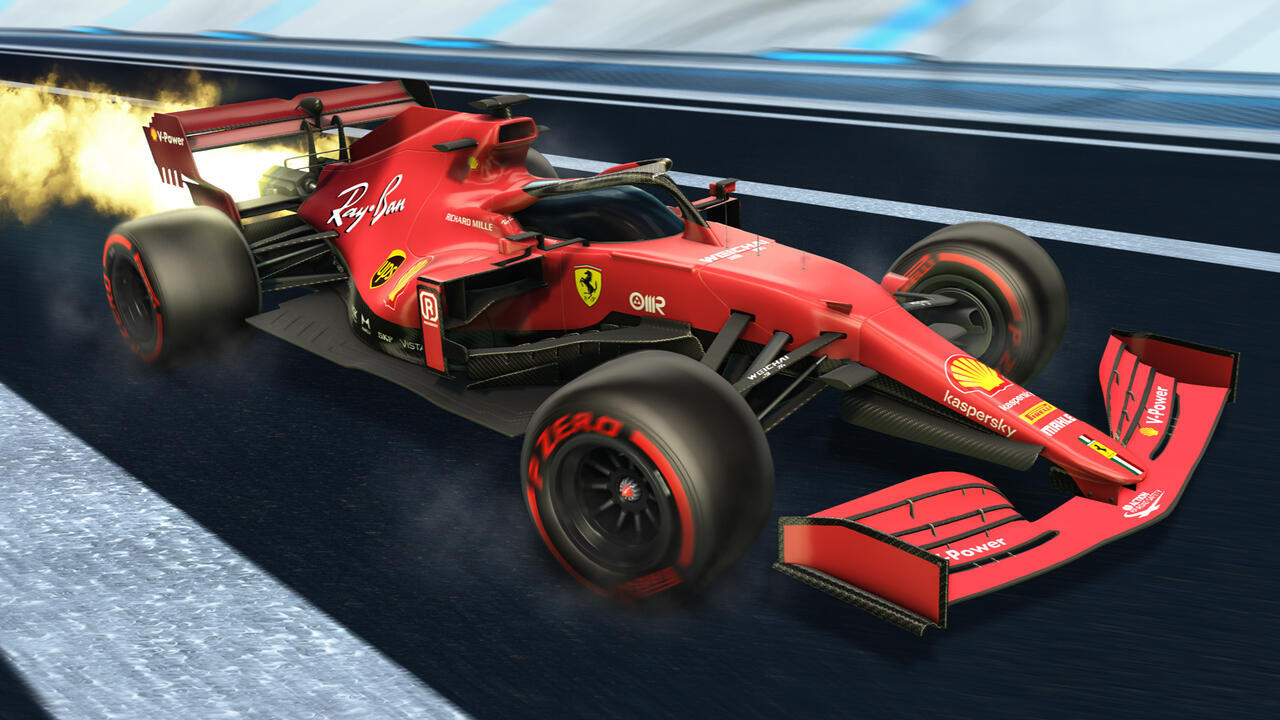 Rocket league f1 decals ferrari