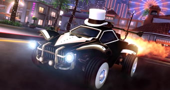 Rocket league fancy formal white hat