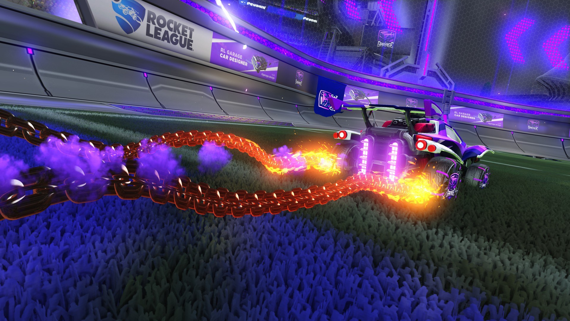 Rocket league flame chain trail