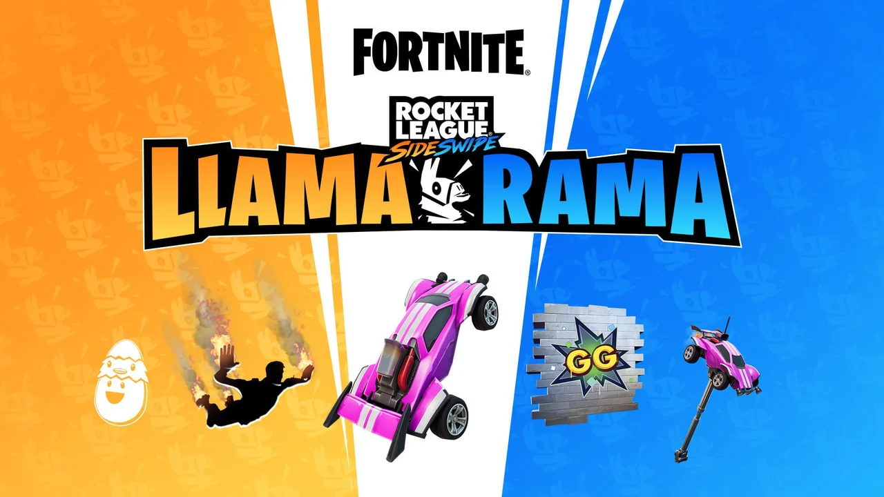 fortnite rocket league llama-rama