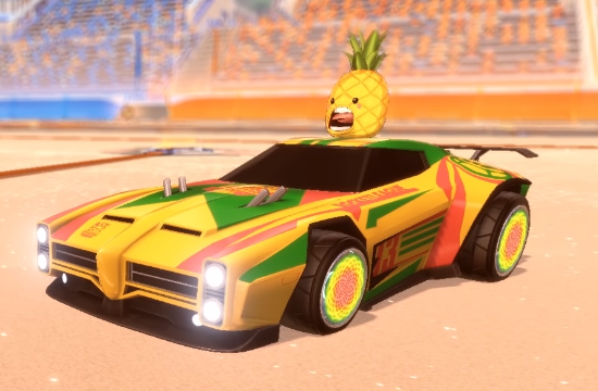 Rocket league funniest decals pineapple