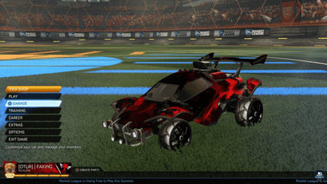 Rocket league grey interstellar decal