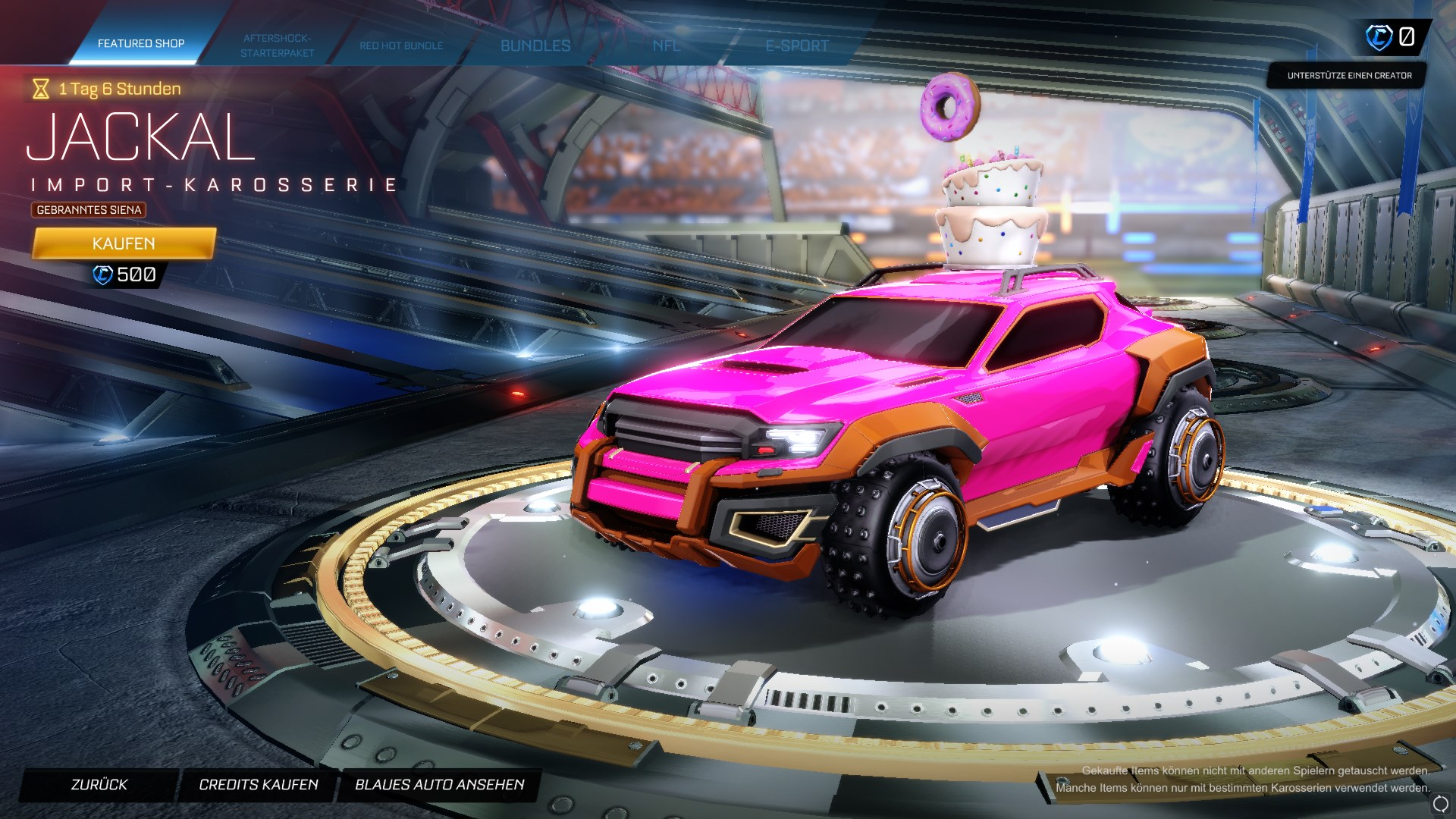 Rocket league jackal pink