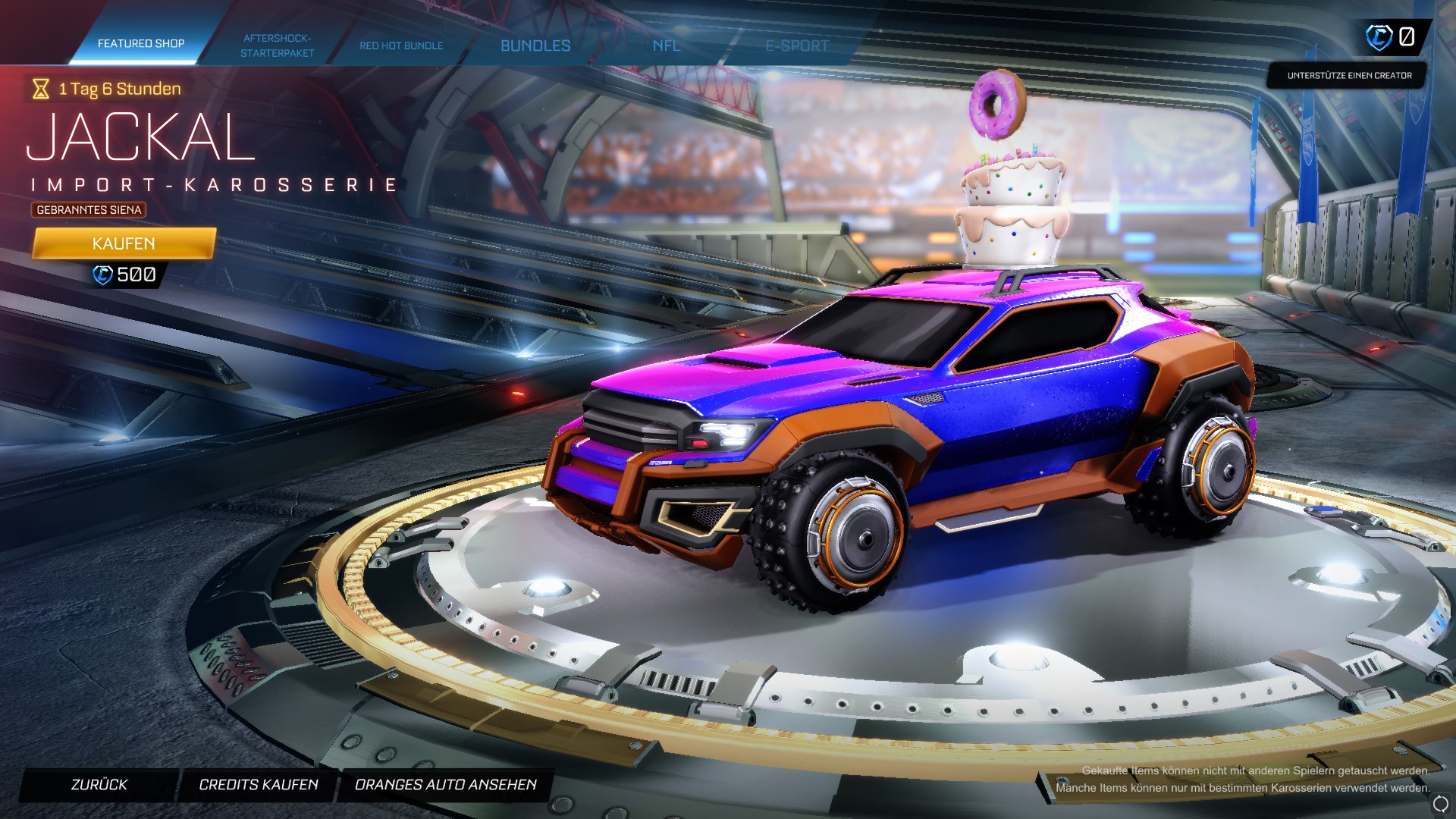 Rocket league jackal standard