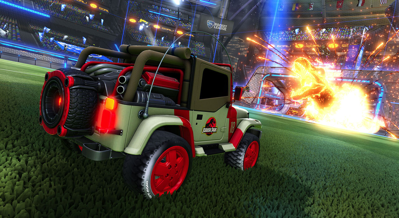 Rocket league jurassic jeep wrangler hitbox
