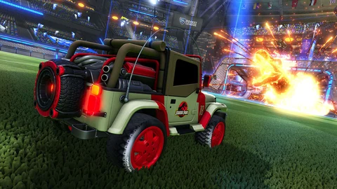 Rocket league jurassic jeep wrangler hitbox