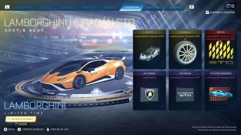 Rocket league lamborghini bundle