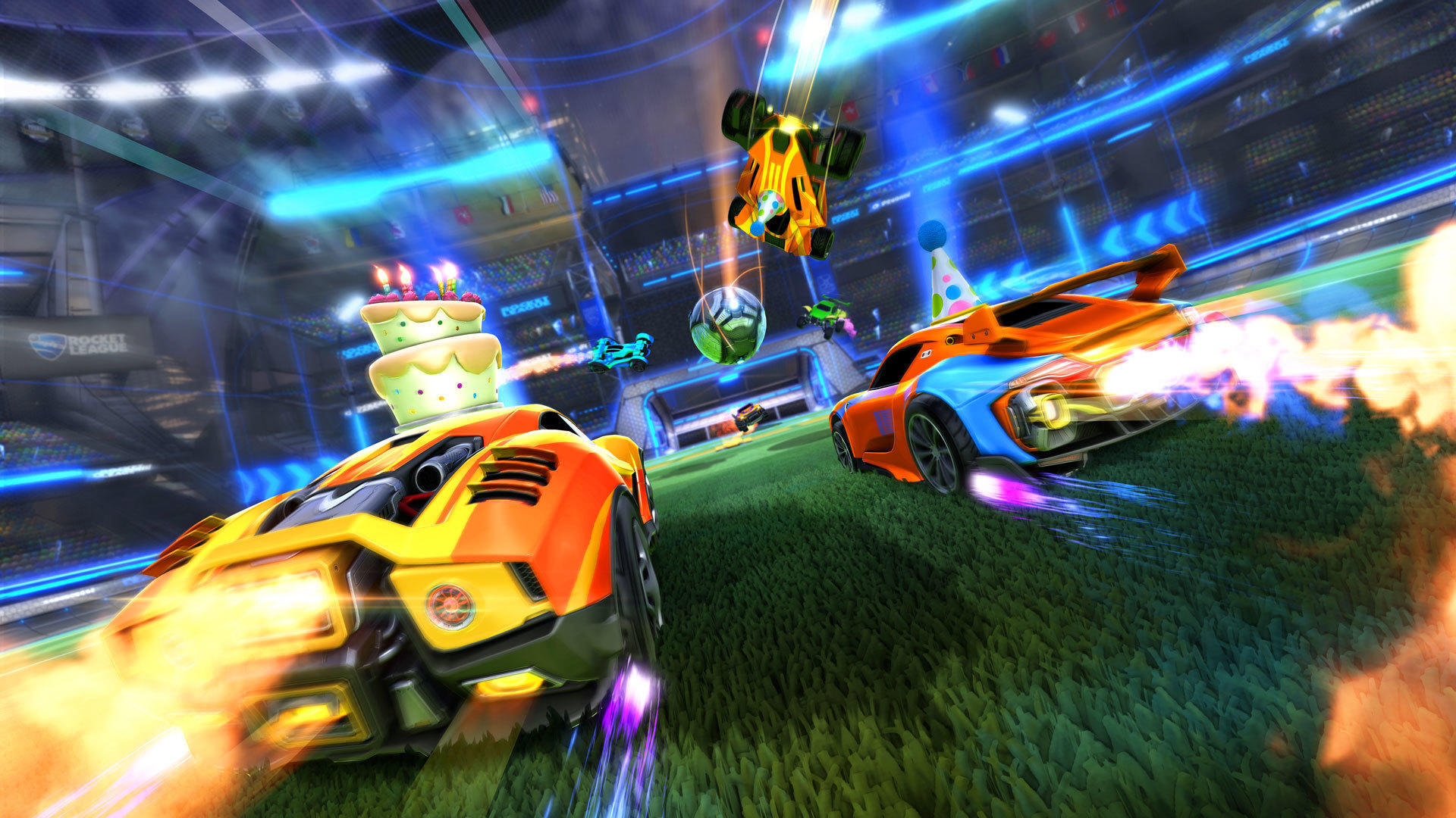 Rocket league match