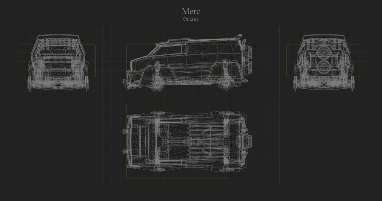 rocket league merc hitbox dimensions