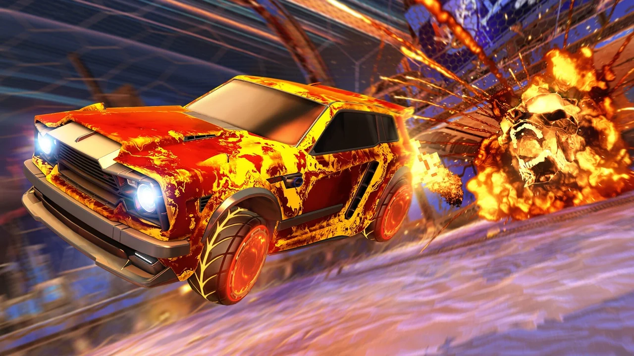 rocket league playing with fire bundle