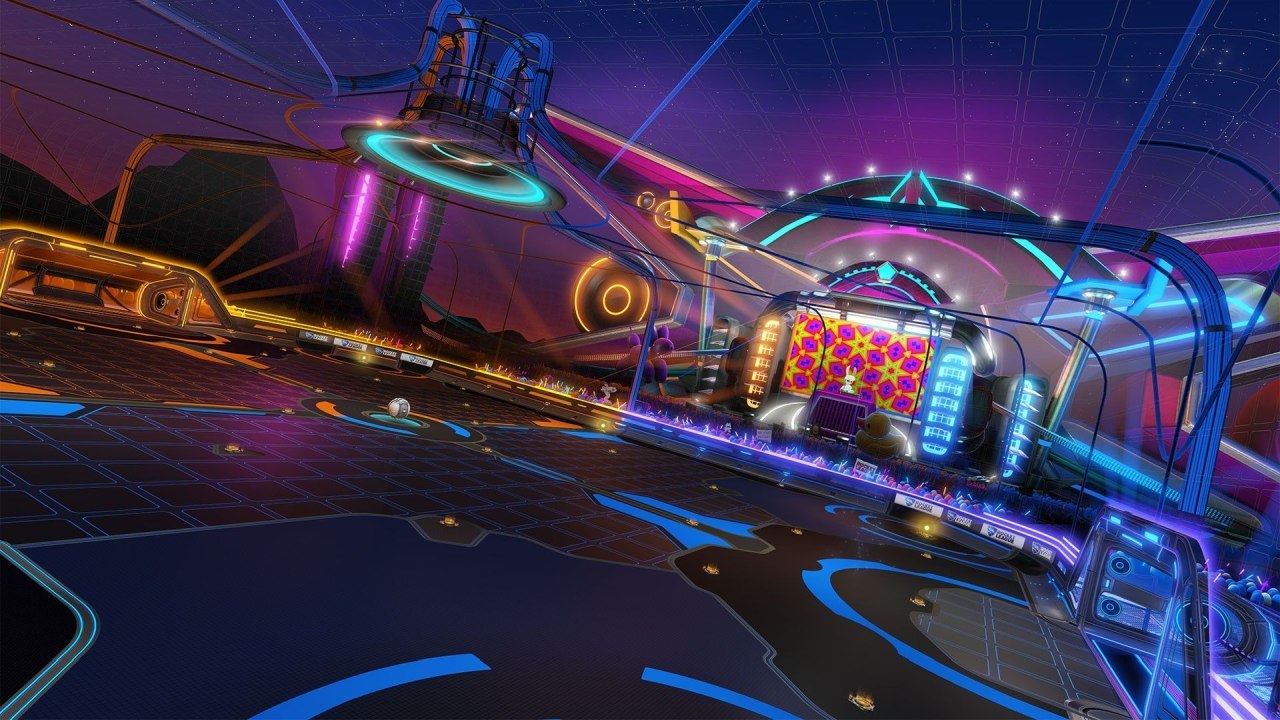 The new Neon Fields Arena in Rocket League season 2 The new season starts on December 9