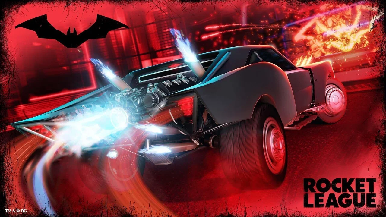 batman rocket league crossover