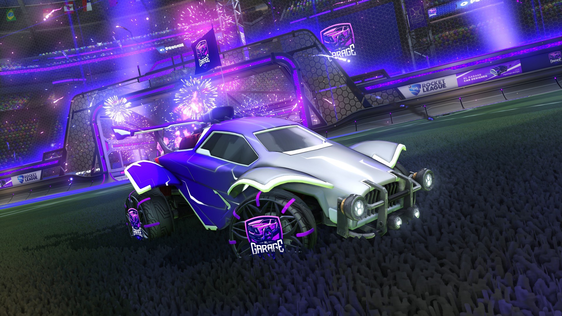 Rocket league titanium white mainframe decal