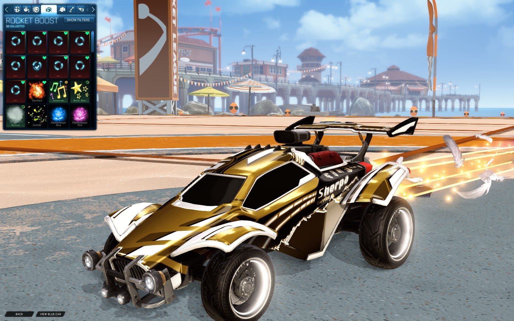 Rocket league titanium white octane